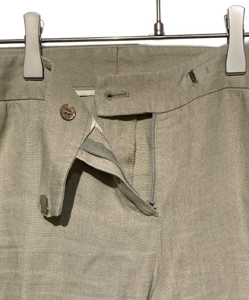 BERNARD ZINS（ベルナール ザンス）BERNARD ZINS (ベルナール ザンス) リネンスラックス ベージュ サイズ:38の古着・服飾アイテム