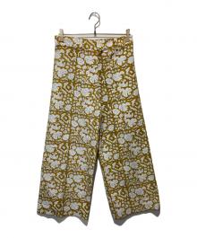 SZ Blockprints（エスゼットブロックプリント）の古着「Disco Pantsディスコパンツ」｜イエロー