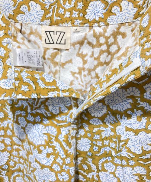 SZ Blockprints（エスゼットブロックプリント）SZ Blockprints (エスゼットブロックプリント) Disco Pantsディスコパンツ イエロー サイズ:Mの古着・服飾アイテム