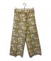 SZ Blockprints（エスゼットブロックプリント）の古着「Disco Pantsディスコパンツ」｜イエロー