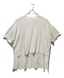 L'Appartement HAVEL studio（アパルトモンハーヴェル スタジオ）の古着「Cotton Big T-shコットンビッグTシャツ38」｜ホワイト
