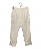 L'appartementアパルトモン）の古着「Sarrouel Sweat Pantsサルエル スウェット パンツ」｜アイボリー