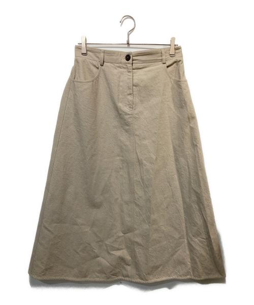 MARK KENLY DOMINO TAN（マークケンリードミノタン）MARK KENLY DOMINO TAN (マークケンリードミノタン) DENIM SKIRT ベージュ サイズ:SIZE 38の古着・服飾アイテム