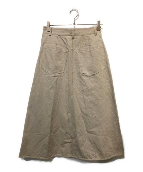 MARK KENLY DOMINO TAN（マークケンリードミノタン）MARK KENLY DOMINO TAN (マークケンリードミノタン) DENIM SKIRT ベージュ サイズ:SIZE 38の古着・服飾アイテム