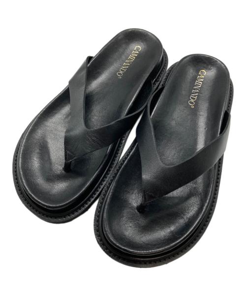 Caminando（カミナンド）Caminando (カミナンド) サンダル ブラック サイズ:SIZE 6の古着・服飾アイテム