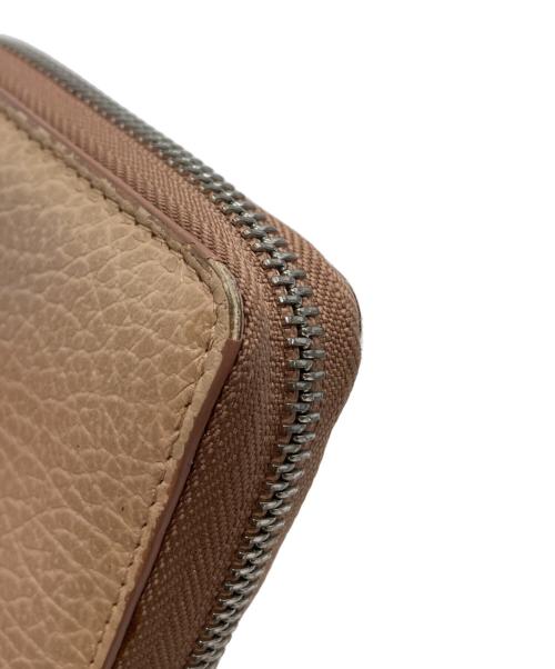 Maison Margiela（メゾンマルジェラ）Maison Margiela (メゾンマルジェラ) ラウンドファスナー財布 ベージュの古着・服飾アイテム