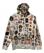 SUPREMEシュプリーム）の古着「17SS Thrills Hooded Sweナナテンエスエス / スリルズ / フーデッド / スウェットシャツナナテンエスエス / スリルズ / フーデッド / スウェットシャツatshirt」｜ホワイト