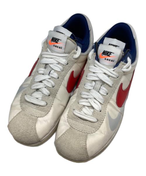 NIKE（ナイキ）NIKE (ナイキ) sacai (サカイ) Zoom Cortezズーム コルテッツ ホワイト サイズ:27cmの古着・服飾アイテム