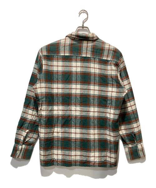 golden key（ゴールデンキー）golden key (ゴールデンキー) 70’～ チェック柄コットンシャツ グリーン サイズ:Ⅼの古着・服飾アイテム