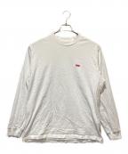 SUPREMEシュプリーム）の古着「Small Box Logo L/S Teeスモール ボックスロゴ ロングスリーブ ティー」｜ホワイト
