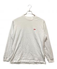 SUPREME（シュプリーム）の古着「Small Box Logo L/S Teeスモール ボックスロゴ ロングスリーブ ティー」｜ホワイト