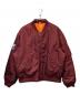 SUPREME（シュプリーム）の古着「23AW MA-1 Jacketワン ジャケット」｜バーガンディー