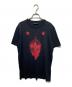 GIVENCHY（ジバンシィ）の古着「10AW スター クロス プリントTシャツ」｜ブラック