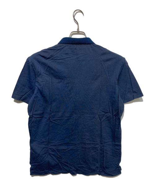 EMPORIO ARMANI（エンポリオ アルマーニ）EMPORIO ARMANI (エンポリオ アルマーニ) ハーフジップポロシャツ ネイビー サイズ:XLの古着・服飾アイテム