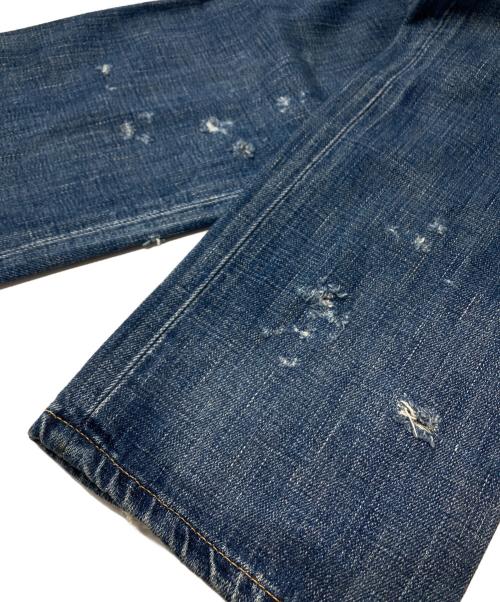 JUNYA WATANABE COMME des GARCONS（(ジュンヤワタナベ コムデギャルソン）JUNYA WATANABE COMME des GARCONS ((ジュンヤワタナベ コムデギャルソン) LEVI'S (リーバイス) 05AW プリントデニムパンツ インディゴ サイズ:Mの古着・服飾アイテム