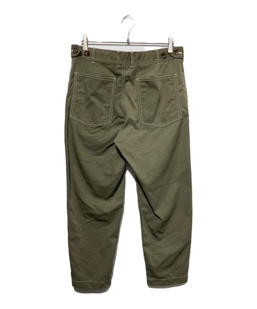 COMME des GARCONS HOMME DEUX（コムデギャルソン オム ドゥ）COMME des GARCONS HOMME DEUX (コムデギャルソン オム ドゥ) テーパードナイロンパンツ カーキ サイズ:Mの古着・服飾アイテム