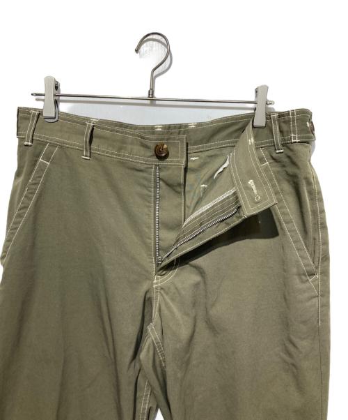 COMME des GARCONS HOMME DEUX（コムデギャルソン オム ドゥ）COMME des GARCONS HOMME DEUX (コムデギャルソン オム ドゥ) テーパードナイロンパンツ カーキ サイズ:Mの古着・服飾アイテム