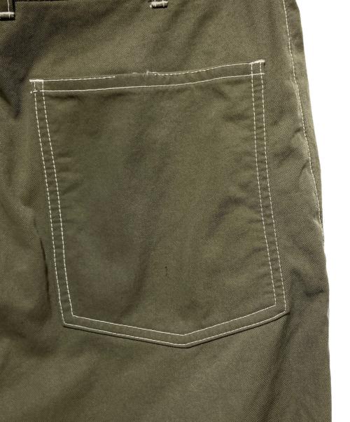 COMME des GARCONS HOMME DEUX（コムデギャルソン オム ドゥ）COMME des GARCONS HOMME DEUX (コムデギャルソン オム ドゥ) テーパードナイロンパンツ カーキ サイズ:Mの古着・服飾アイテム
