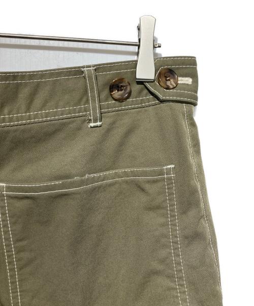 COMME des GARCONS HOMME DEUX（コムデギャルソン オム ドゥ）COMME des GARCONS HOMME DEUX (コムデギャルソン オム ドゥ) テーパードナイロンパンツ カーキ サイズ:Mの古着・服飾アイテム