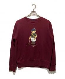 POLO RALPH LAUREN（ポロ・ラルフローレン）の古着「ポロベアスウェット」｜バーガンディー