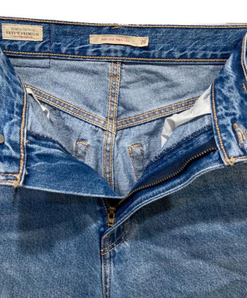 LEVI'S PReMIUM（リーバイス プレミアム）LEVI'S PReMIUM (リーバイス プレミアム) RIBCAGE WIDE LEG ジーンズ インディゴ サイズ:W26の古着・服飾アイテム