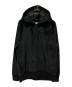 Y-3（ワイスリー）の古着「U SQUARE VELVET SPACER FULL-ZIP HOODIE　ユースクエア　ベルベット　スペーサー　フルジップ　フーディー」｜ブラック