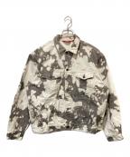 SUPREMEシュプリーム）の古着「Denim Trucker Jacket "Bleached"デニム トラッカー ジャケット "ブリーチド」｜アイボリー