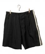 Y-3ワイスリー）の古着「ELEGANT 3 STP SHORTS SHORTエレガント スリー ストライプ ショーツ ショート」｜ブラック