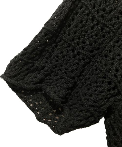 stussy（ステューシー）stussy (ステューシー) 22SS Crochet Shirt22SS クロシェ シャツ ブラック サイズ:Ⅼの古着・服飾アイテム