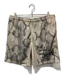 stussy（ステューシー）の古着「Mesh Short Basic Snakeメッシュ ショート ベーシック スネーク」｜ブラック