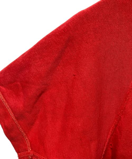 Champion（チャンピオン）Champion (チャンピオン) 60’s カレッジロゴ 半袖スウェット レッド サイズ:XLの古着・服飾アイテム