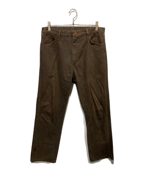 Wrangler（ラングラー）Wrangler (ラングラー) 70's～ 先染めカラーデニムパンツ ブラウン サイズ:W32の古着・服飾アイテム