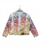 SUPREME×Hysteric Glamourシュプリーム×ヒステリックグラマー）の古着「Snake Denim Trucker Jacketスネーク デニム トラッカー ジャケット」｜ホワイト