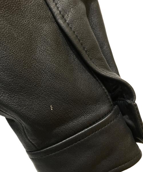 SUPREME（シュプリーム）Supreme (シュプリーム) Leather Shirtレザーシャツ ブラック サイズ:Ⅼの古着・服飾アイテム