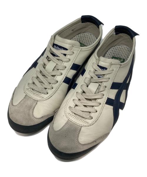 Onitsuka Tiger（オニツカタイガー）Onitsuka Tiger (オニツカタイガー) ローカットスニーカー ベージュ サイズ:26.5cmの古着・服飾アイテム