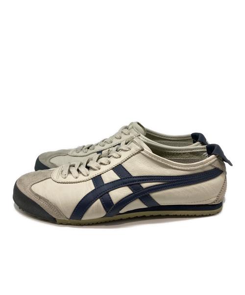 Onitsuka Tiger（オニツカタイガー）Onitsuka Tiger (オニツカタイガー) ローカットスニーカー ベージュ サイズ:26.5cmの古着・服飾アイテム