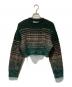 MURRAL（ミューラル）の古着「Gradation knit short sweater」｜グリーン