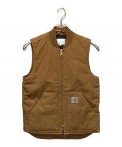 Carhartt ベージュ ベスト K18406 値下げ交渉可 中古・古着通販】CarHartt (カーハート) ダックベスト ベージュ サイズ