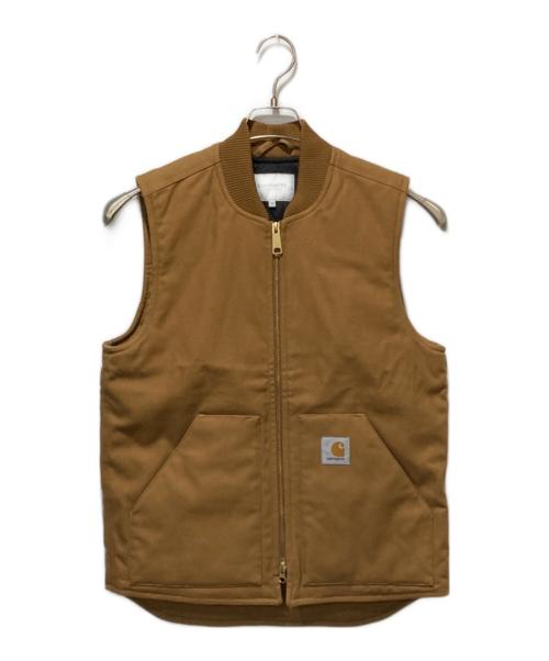 CarHartt（カーハート）CarHartt (カーハート) ダックベスト ブラウン サイズ:Sの古着・服飾アイテム
