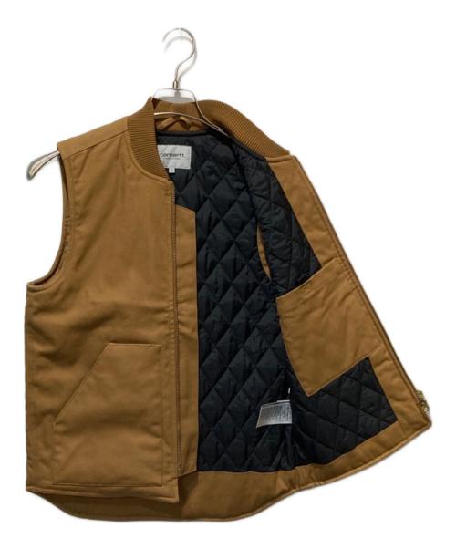 CarHartt（カーハート）CarHartt (カーハート) ダックベスト ブラウン サイズ:Sの古着・服飾アイテム