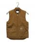 CarHartt（カーハート）の古着「ダックベスト」｜ブラウン