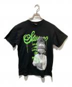 stussyステューシー）の古着「00’s プリントTシャツ」｜ブラック