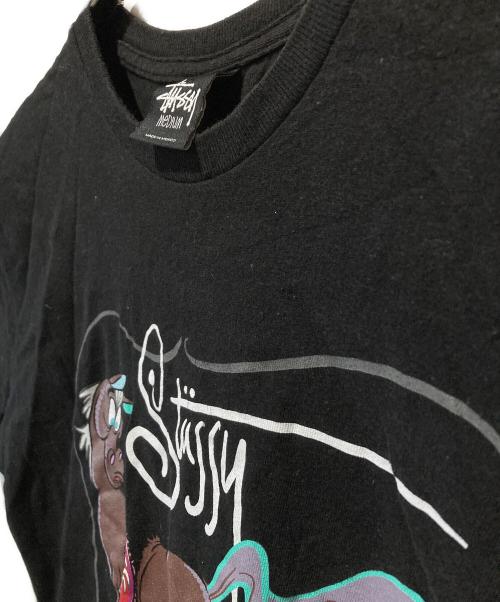 stussy（ステューシー）stussy (ステューシー) john K プリントTシャツ ブラック サイズ:Mの古着・服飾アイテム