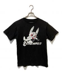 stussy×NEIGHBORHOOD（ステューシー×ネイバーフッド）の古着「プリントTシャツ」｜ブラック