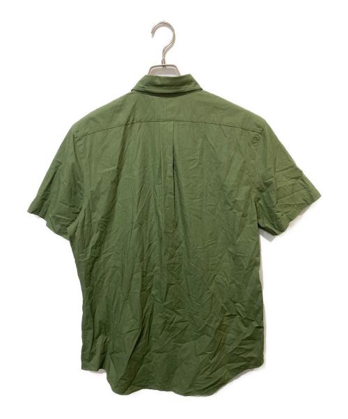 POLO RALPH LAUREN（ポロ・ラルフローレン）POLO RALPH LAUREN (ポロ・ラルフローレン) ボタンダウン半袖シャツ グリーン サイズ:Mの古着・服飾アイテム