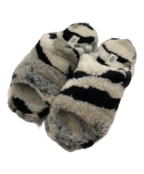 UGG（アグ）UGG (アグ) Fluff You Cali Collage サンダル グレー サイズ:27cmの古着・服飾アイテム
