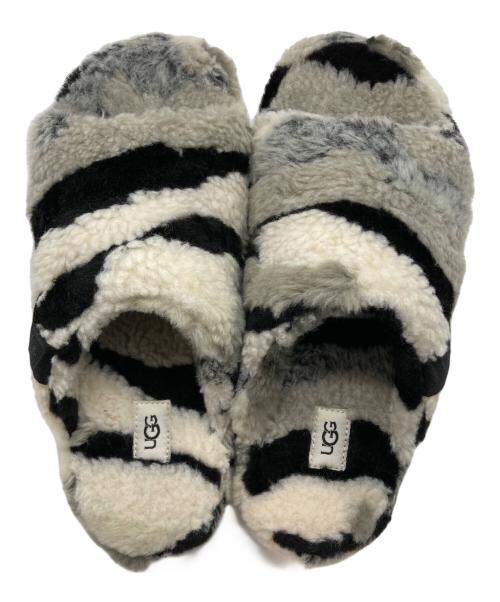 UGG（アグ）UGG (アグ) Fluff You Cali Collage サンダル グレー サイズ:27cmの古着・服飾アイテム