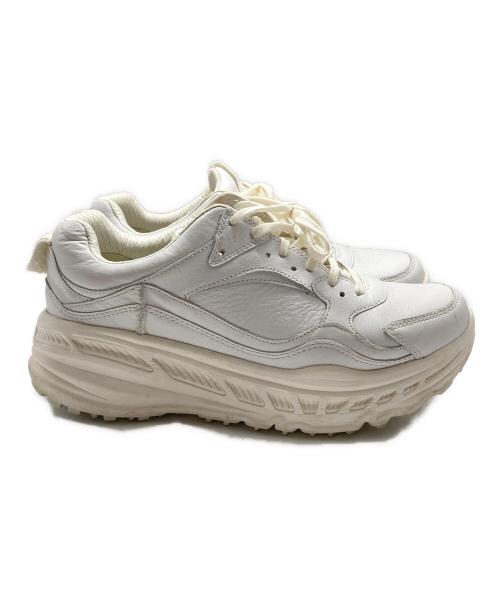 UGG（アグ）UGG (アグ) M CA805 X LACE LOWエム シーエーハチマルゴ エックス レース ロー ホワイト サイズ:27cmの古着・服飾アイテム