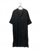 MUSE de Deuxieme Classeミューズ ドゥーズィエム クラス）の古着「LINEN long ワンピース」｜ブラック