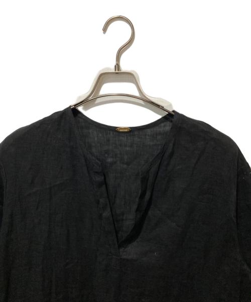 MUSE de Deuxieme Classe（ミューズ ドゥーズィエム クラス）MUSE de Deuxieme Classe (ミューズ ドゥーズィエム クラス) LINEN long ワンピース ブラック サイズ:FREEの古着・服飾アイテム